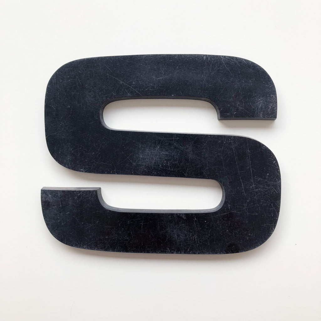 S - 9 Inch Letter Solid Perspex S - 9 Inch Letter Solid Perspex