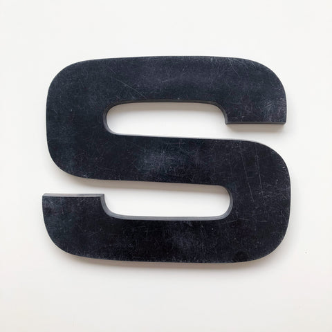 S - 9 Inch Letter Solid Perspex