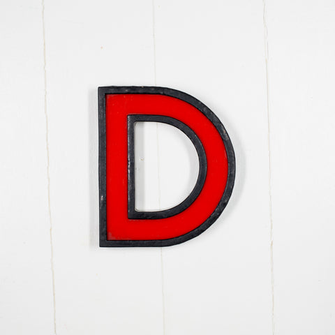 D - 8 Inch Metal Perspex Cinema Letter