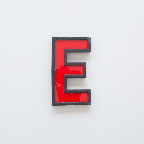 E - 8 Inch Metal Perspex Cinema Letter