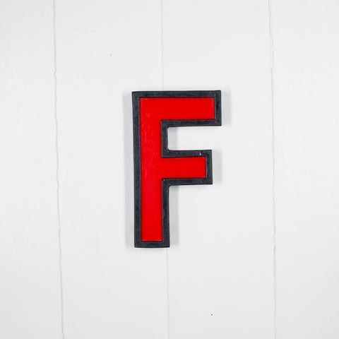 F - 8 Inch Metal Perspex Cinema Letter