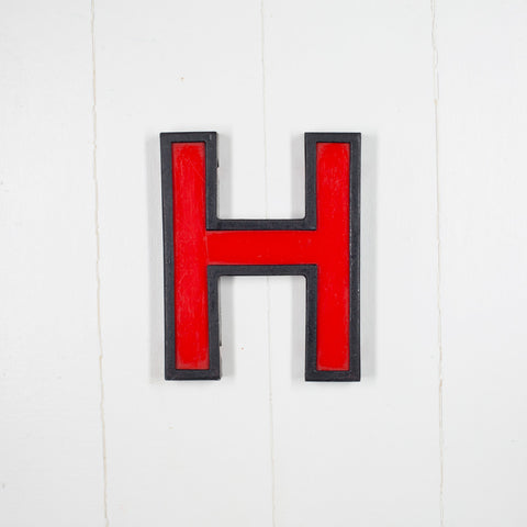 H - 8 Inch Metal Perspex Cinema Letter