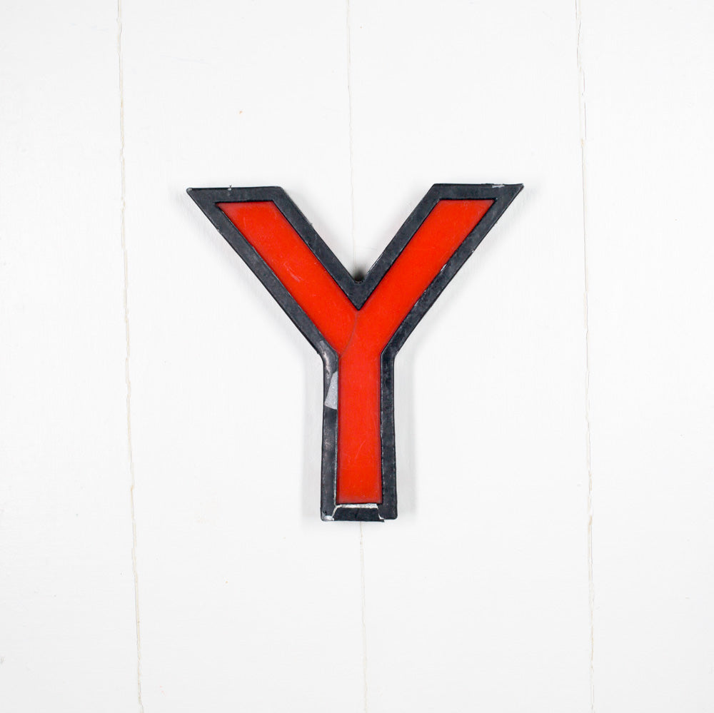 Y - 8 Inch Metal Perspex Cinema Letter Y - 8 Inch Metal Perspex Cinema Letter