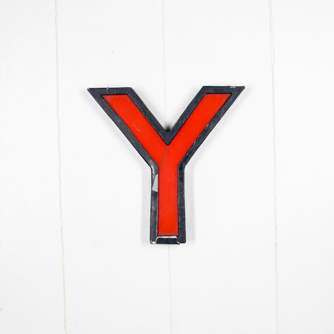 Y - 8 Inch Metal Perspex Cinema Letter