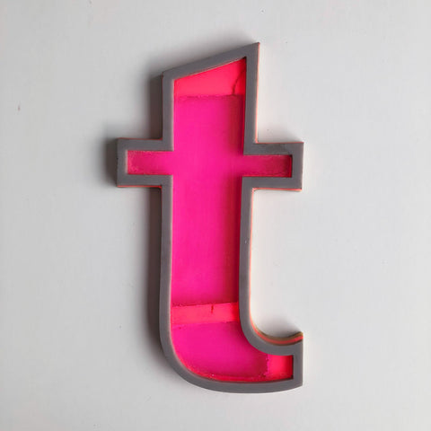 T - Medium Vintage Letter