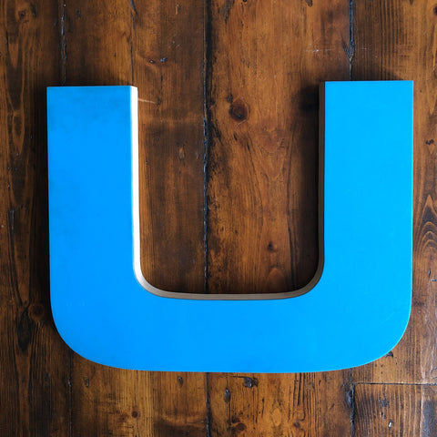 U - 12 Inch Letter Ply and Perspex