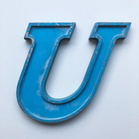 U - 9 Inch Letter Metal
