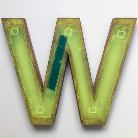 W - Large Factory Shop Letter