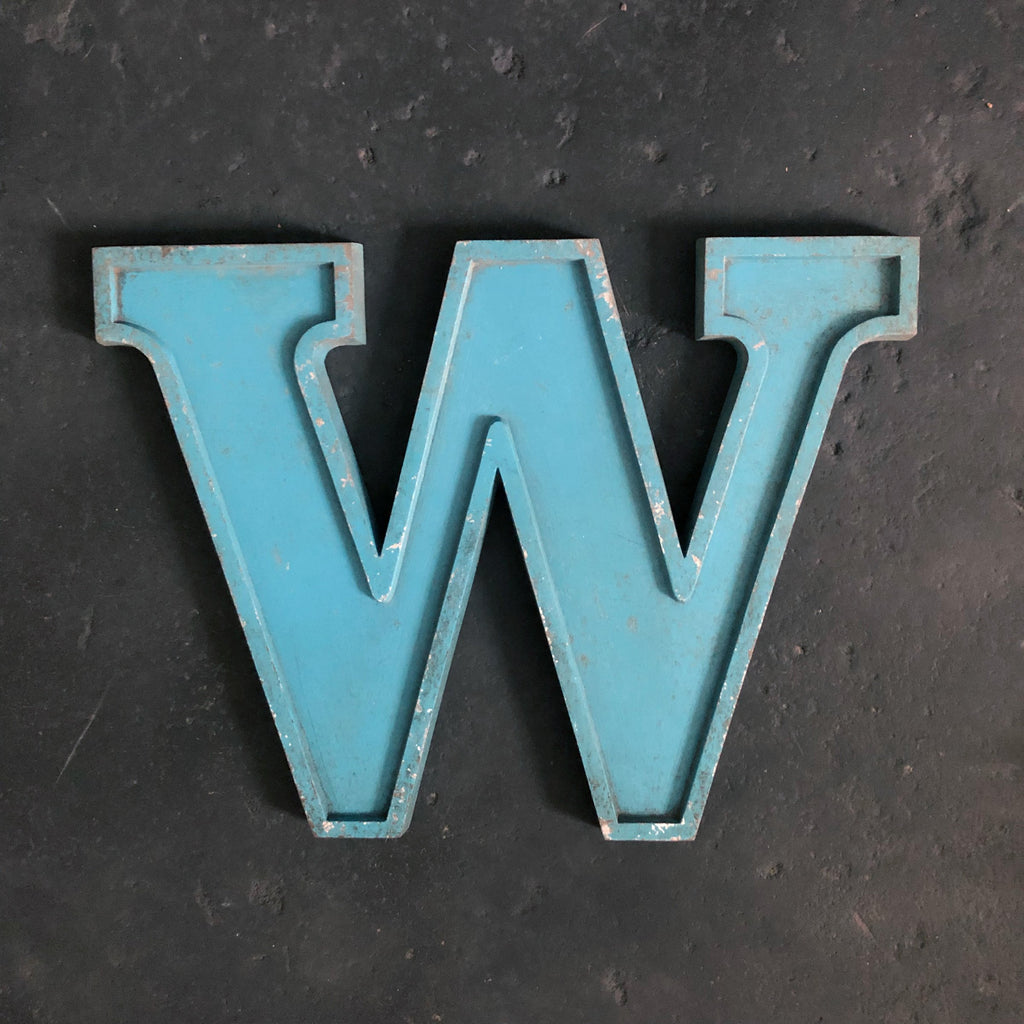 W - Medium Letter Metal W - Medium Letter Metal
