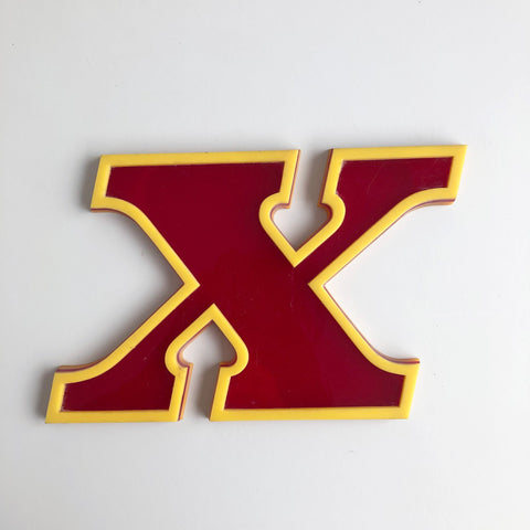 X - Medium Vintage Letter