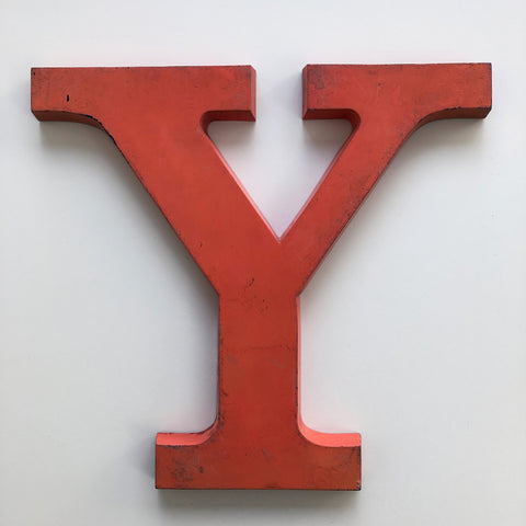 Y - 12 Inch Letter Metal