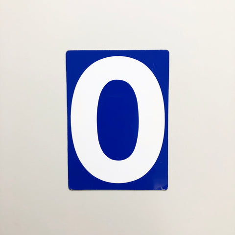 0 & 1 - Medium American Gas Station Sign (double sided)