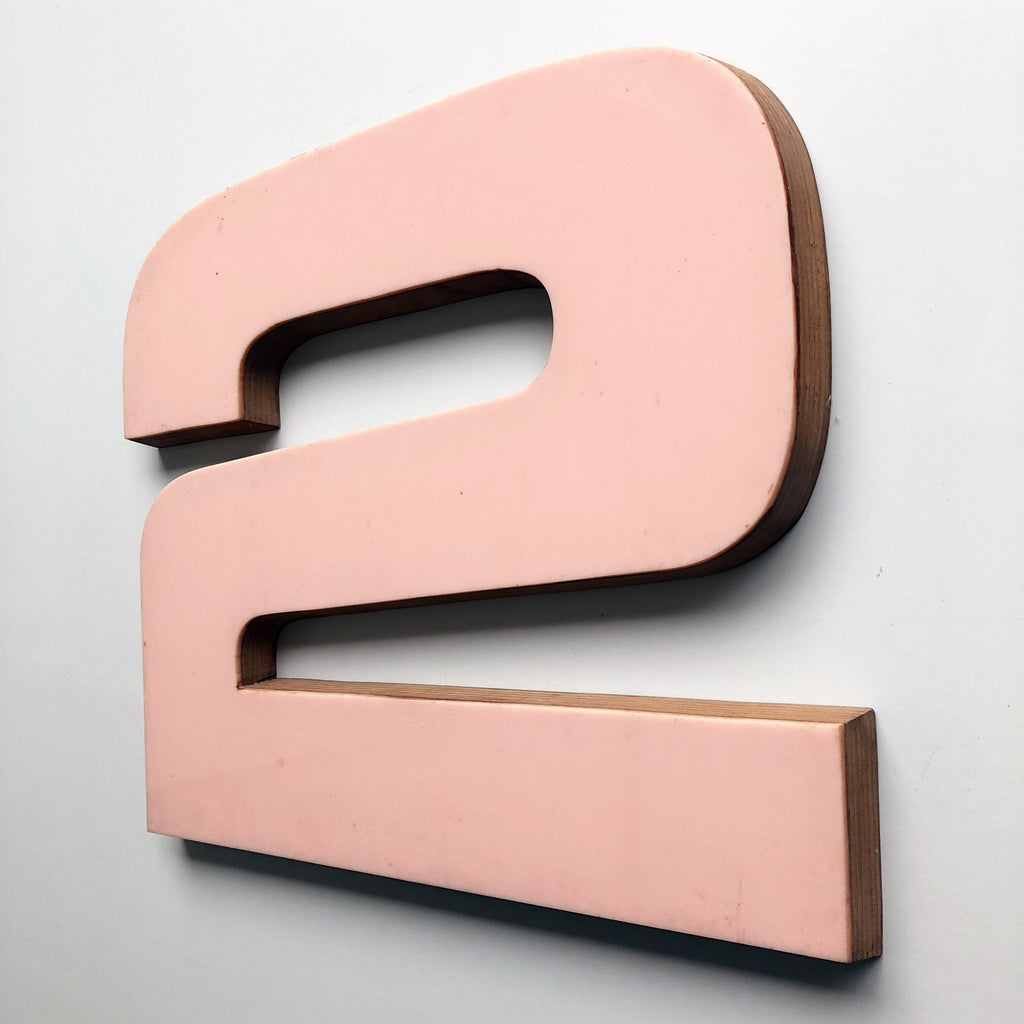 2 - 12 Inch Letter Ply and Perspex