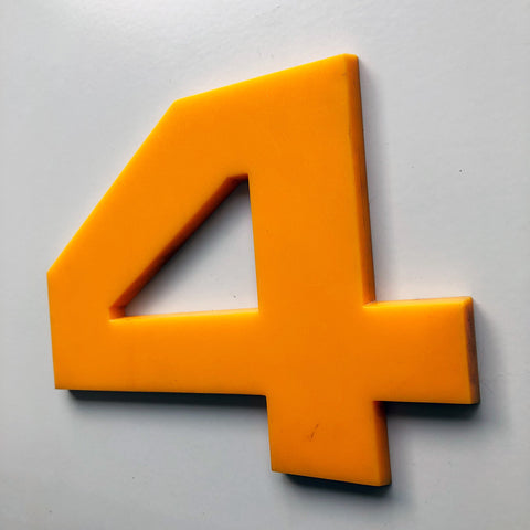 Large Letter Solid Perspex