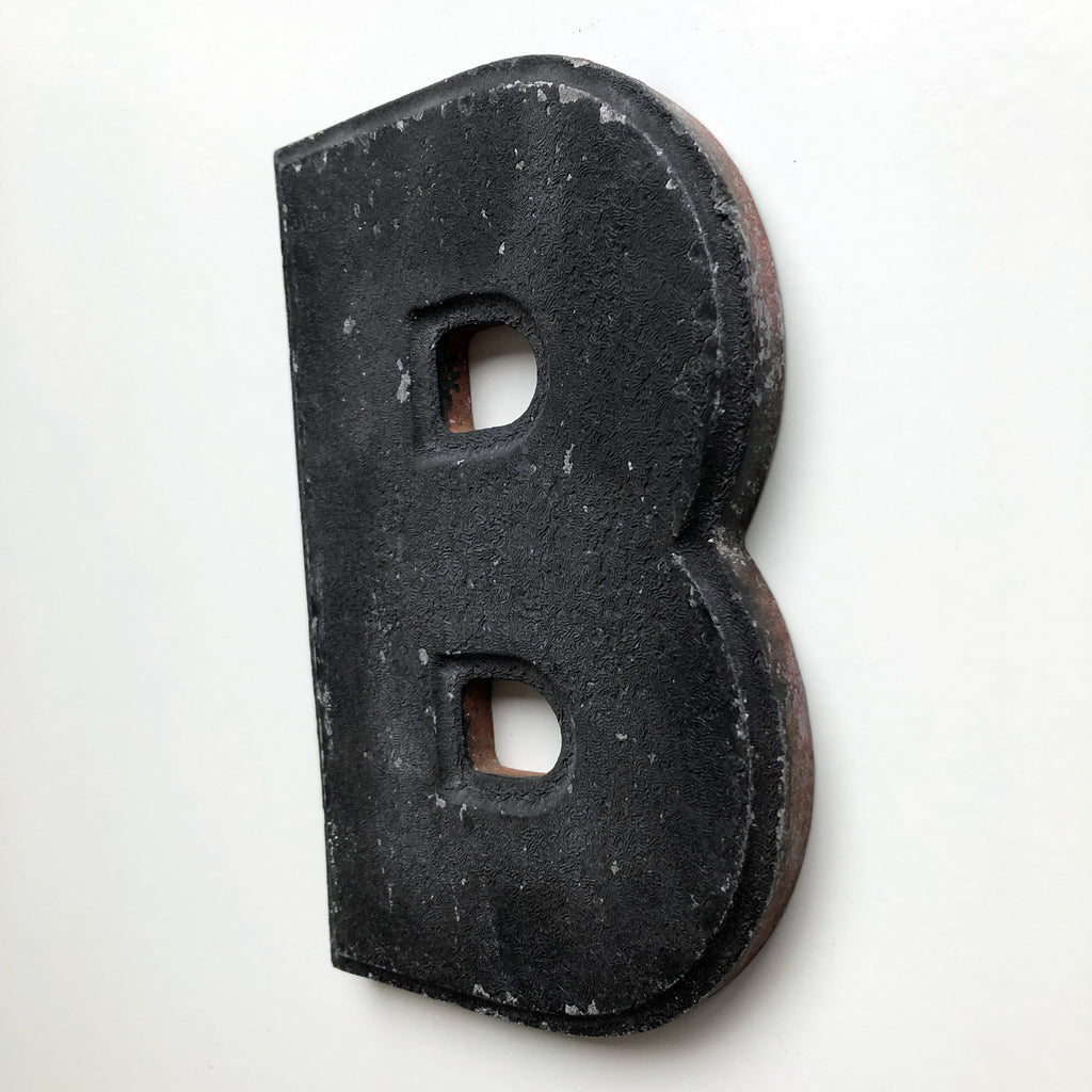 B - 8 Inch American Wagner Cinema Marquee Metal Letter