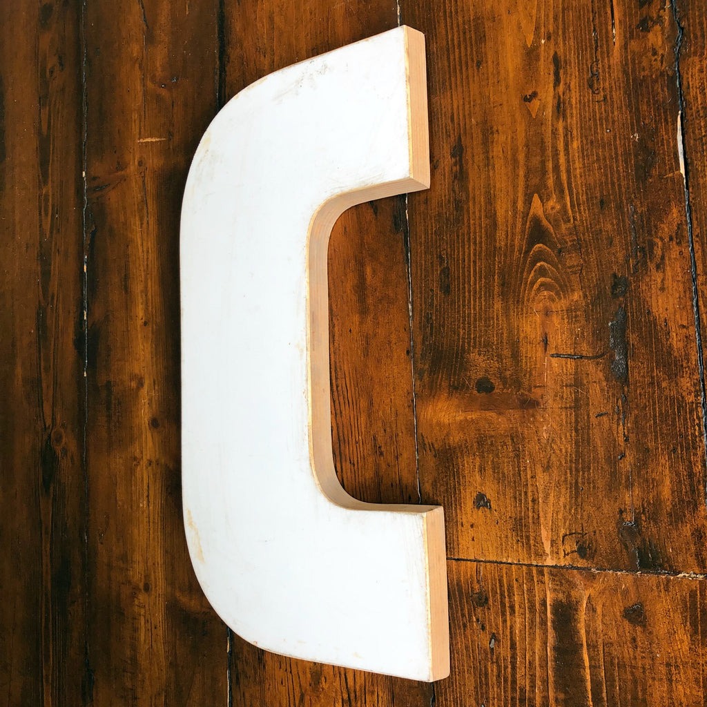 C - 12 Inch Factory Shop Letter Ply and Wood