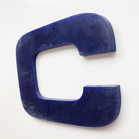 C - 9 Inch Letter Solid Perspex