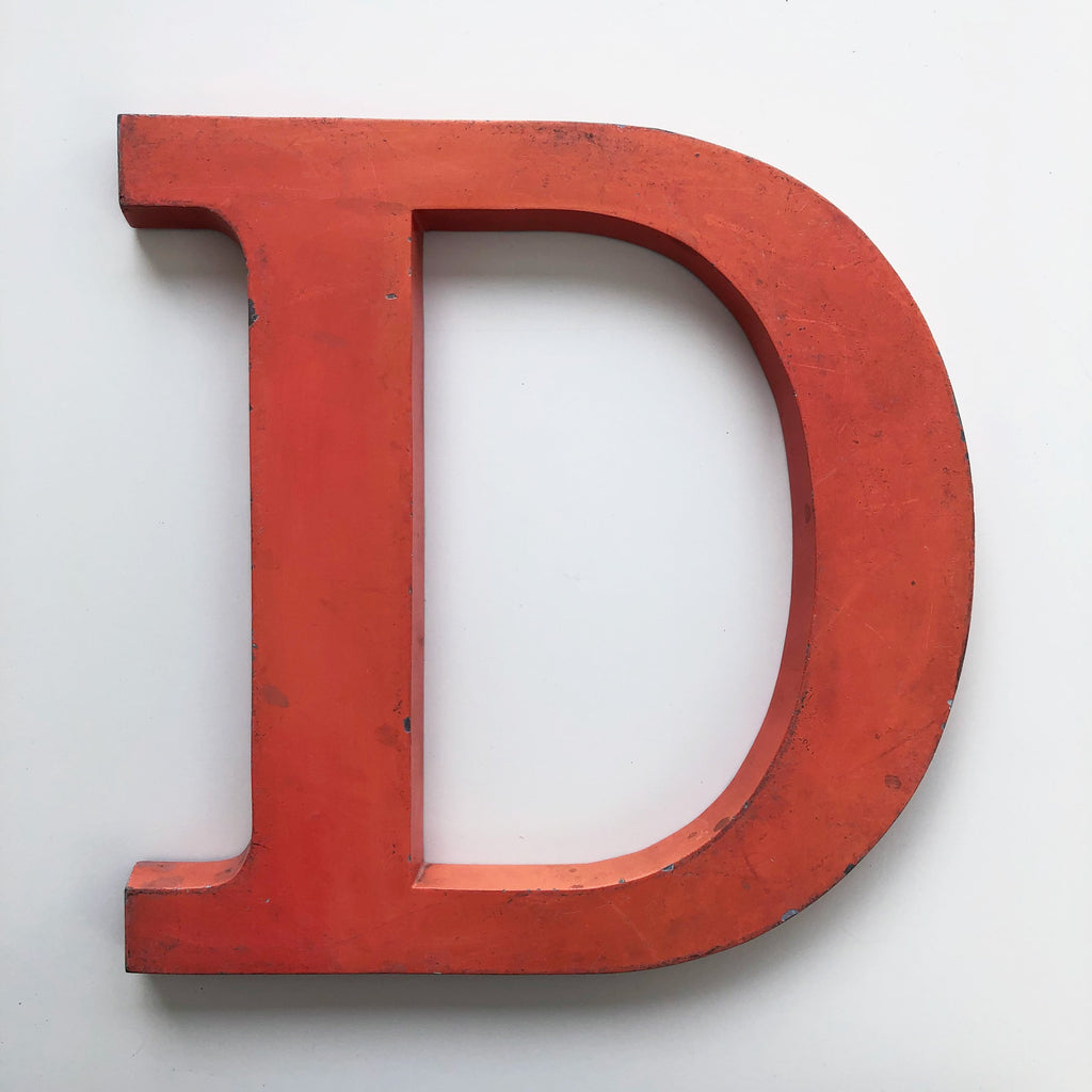 D - 12 Inch Letter Metal