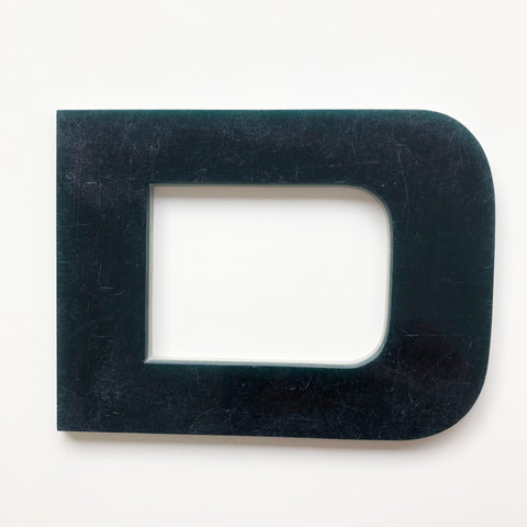 D - 9 Inch Letter Solid Perspex