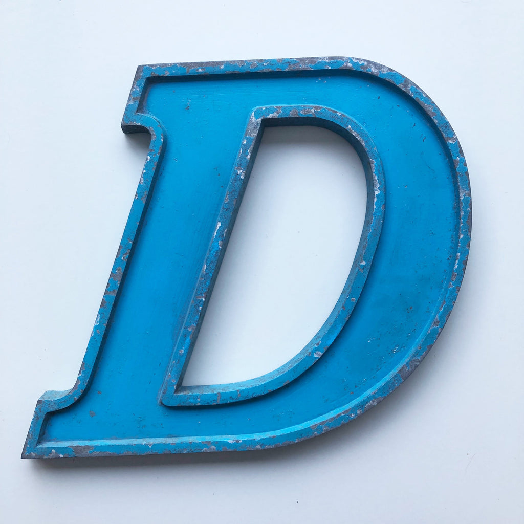 D - 9 Inch Letter Metal