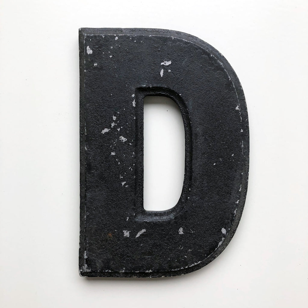 D - 8 Inch American Wagner Cinema Marquee Metal Letter