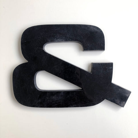 & - 9 Inch Letter Solid Perspex