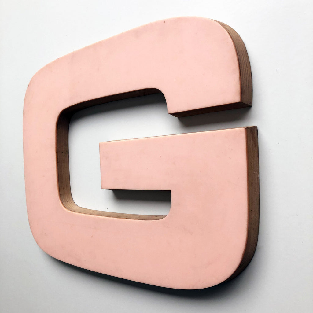 G - 12 Inch Letter Ply and Perspex