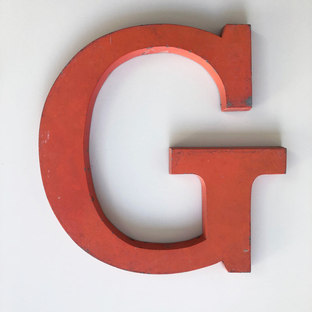 G - 12 Inch Letter Metal