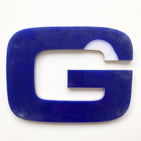 G - 9 Inch Letter Solid Perspex
