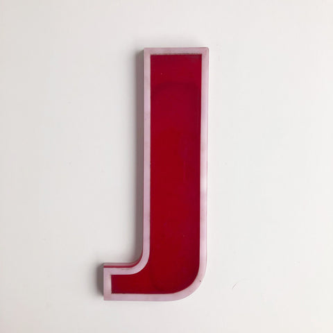 J - Medium Vintage Letter