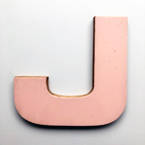 J - 12 Inch Letter Ply and Perspex
