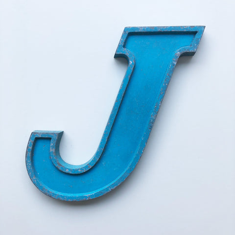 J - 9 Inch Letter Metal