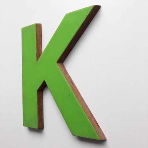 K - Large Letter Ply and Perspex