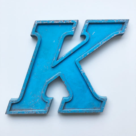 K - 9 Inch Letter Metal