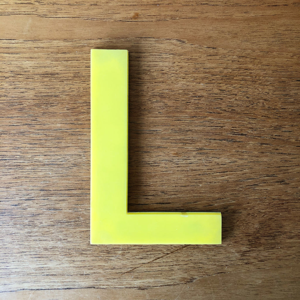 L - 7.5 Inch Perspex Letter