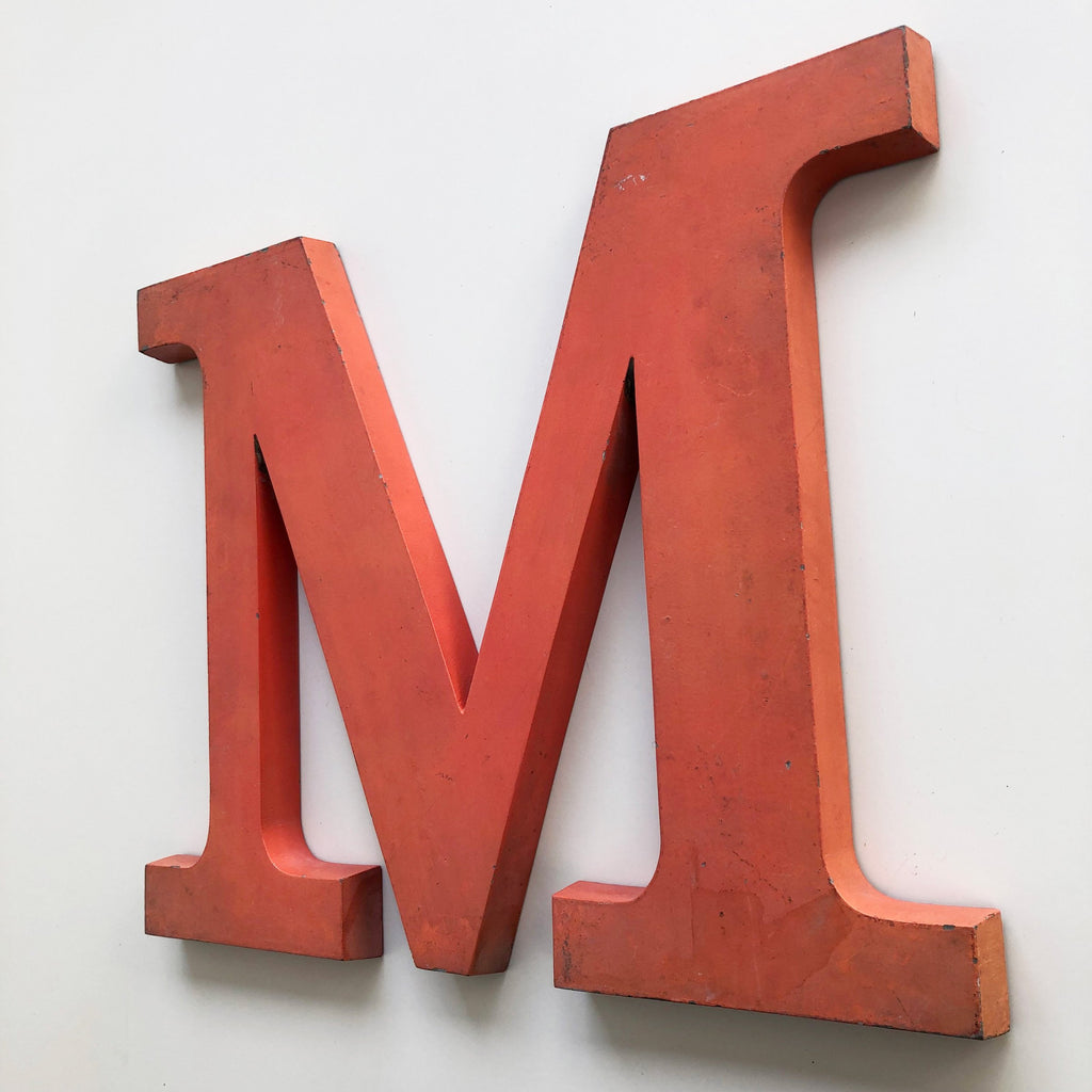 M - 12 Inch Letter Metal
