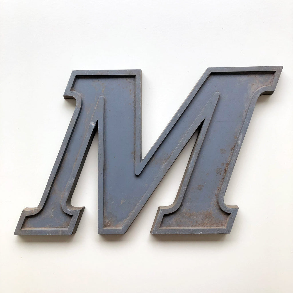 M - Large Letter Metal