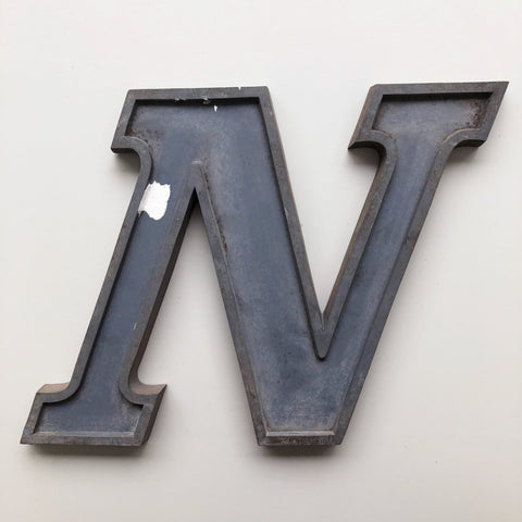 N - Large Letter Metal