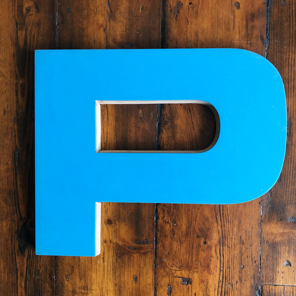 P - 12 Inch Letter Ply and Perspex