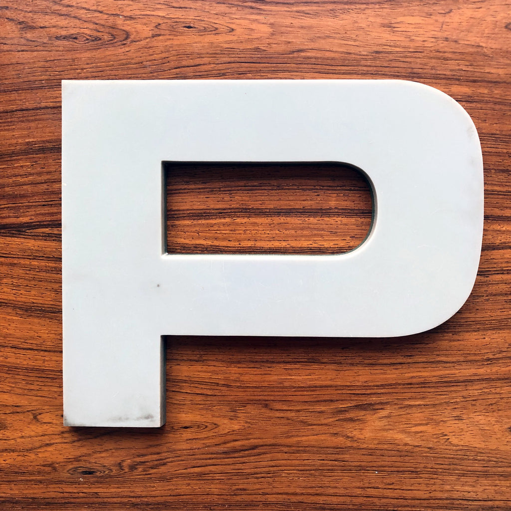 P - 9 Inch Letter Solid Perspex