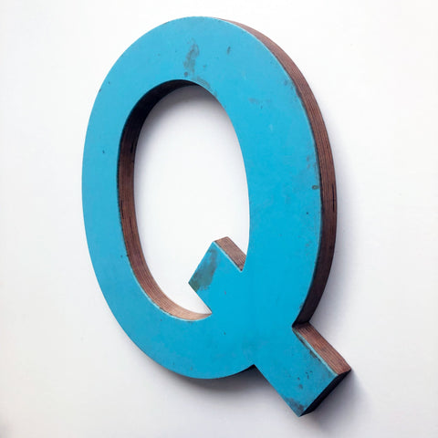 Q - Large Letter Ply and Perspex