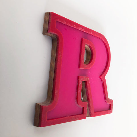 Medium Factory Shop Letter Ply Wood & Perspex