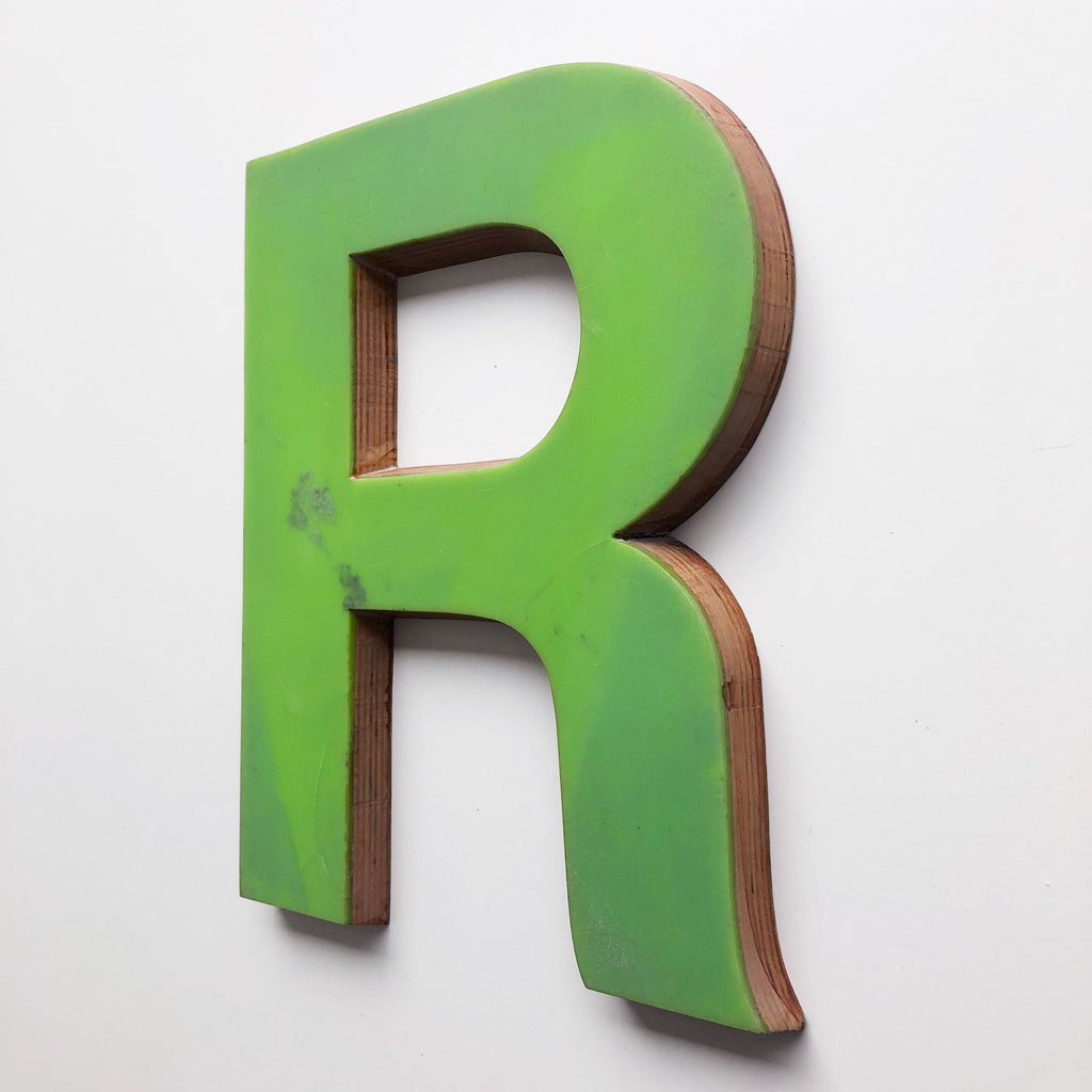 R - Large Letter Ply and Perspex
