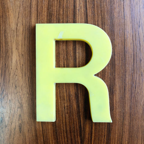 R - 7.5 Inch Perspex Letter