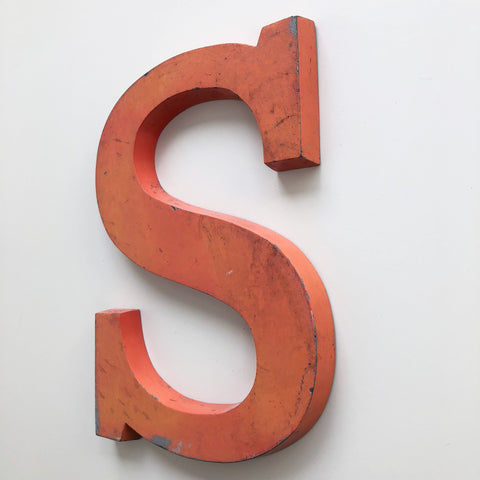 S - 12 Inch Letter Metal