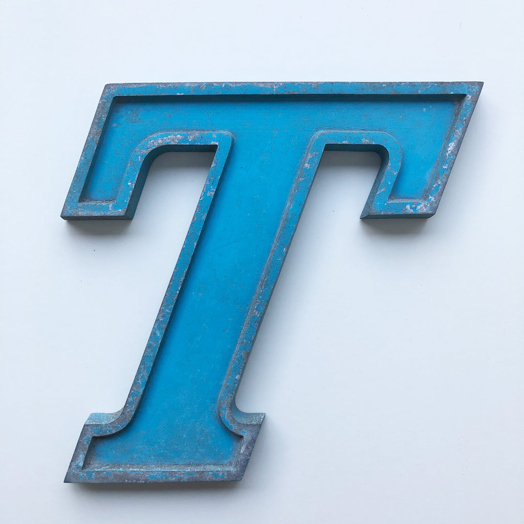 T - 9 Inch Letter Metal