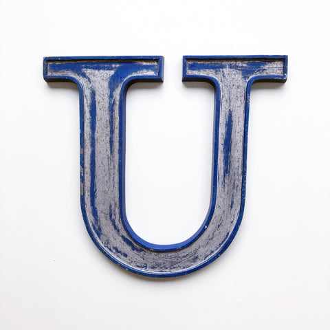 U - 9 Inch Letter Metal