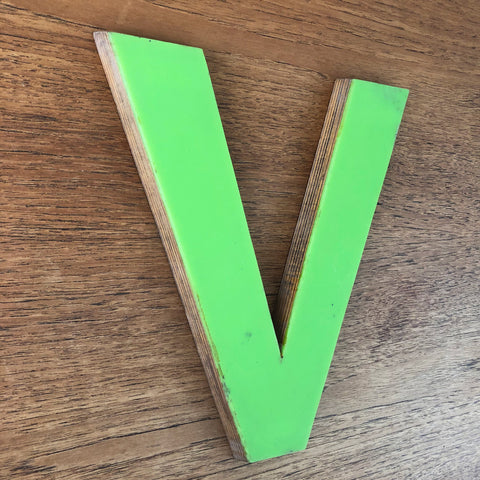 V - Large Letter Ply and Perspex