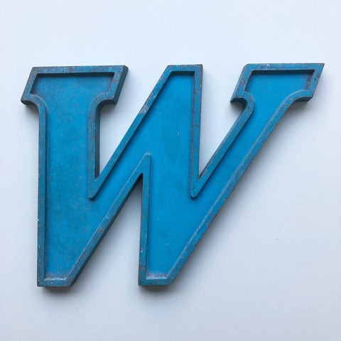 W - 9 Inch Letter Metal