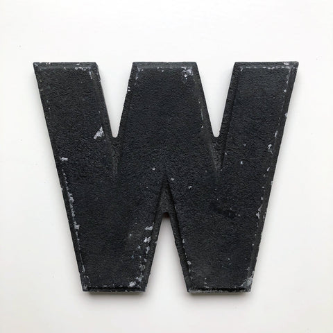 W - 8 Inch American Wagner Cinema Marquee Metal Letter